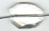 1 42x31mm Faceted Flat Irregular Crystal Nugget